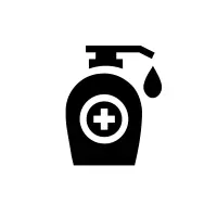 Sanitizing gel available>